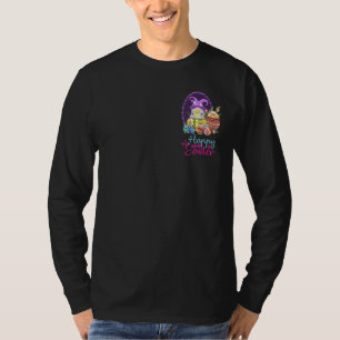 Lila Zwerg Frühjahr Gnome Happy Oaster Eggs Aktion T-Shirt