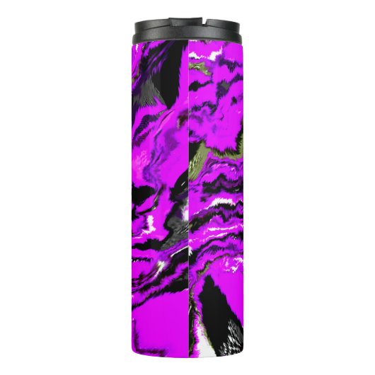 Lilac abstrakt thermosbecher (Rückseite)