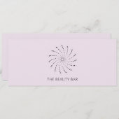 Lilac Abstrakte Blume Elegantes Geschenkgutschein (Vorne/Hinten)