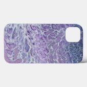 Lilac Akrylic Posing Abstrakt Fluid Art Case-Mate iPhone Hülle (Rückseite (Horizontal))
