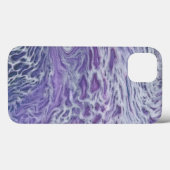 Lilac Akrylic Posing Abstrakt Fluid Art Case-Mate iPhone Hülle (Rückseite (Horizontal))