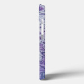 Lilac Akrylic Posing Abstrakt Fluid Art Case-Mate iPhone Hülle (Rückseite / Links)