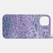 Lilac Akrylic Posing Abstrakt Fluid Art Case-Mate iPhone Hülle (Rückseite (Horizontal))