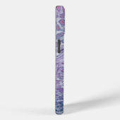 Lilac Akrylic Posing Abstrakt Fluid Art Case-Mate iPhone Hülle (Rückseite / Rechts)