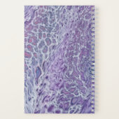 Lilac Akrylic Posing Abstrakt Fluid Art Notizblock (Rückseite)