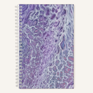 Lilac Akrylic Posing Abstrakt Fluid Art Notizblock