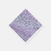 Lilac Akrylic Posing Abstrakt Fluid Art Serviette (Ecke)