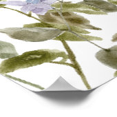 Lilac and Butterflies Brautparty Willkommen Poster (Ecke)