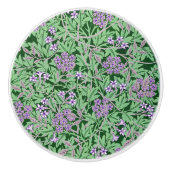 Lilac and green floral pattern keramikknauf (Vorderseite)