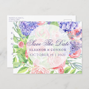 Lilac and Peony - Ausgeklügelte Einladung zur Hoch