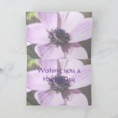 Lilac Anemone Karte (Innenseite)