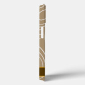 Lilac & Aqua Owl Holzkörner Zig Zag Wählen Sie Far Case-Mate iPhone Hülle (Rückseite / Rechts)