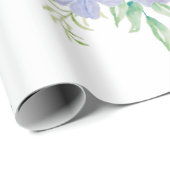Lilac Aquarell personalisierte Packpapp Geschenkpapier (Rolleneckpunkt)