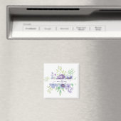 Lilac Aquarellblume personalisiert Magnet (In Situ (Geschirrspüler))