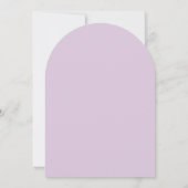 Lilac Arch Confirmation Einladung (Rückseite)
