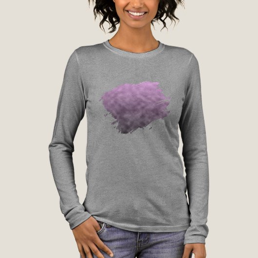 Lilac Ash Tri-Blend Shirt (Vorderseite)