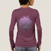 Lilac Ash Tri-Blend Shirt (Rückseite)