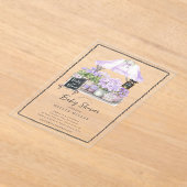 Lilac Baby Bloom Dusche Einladung (Ablage )