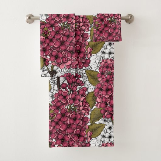 Lilac Badhandtuch Set (Insitu)