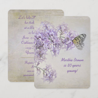 Lilac Birthday Einladung