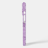 Lilac-Blättermuster Case-Mate iPhone Hülle (Rückseite / Links)