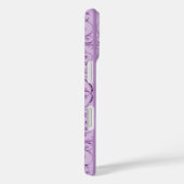Lilac-Blättermuster Case-Mate iPhone Hülle (Rückseite / Rechts)