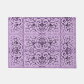 Lilac-Blättermuster Fußmatte (Vorderseite)
