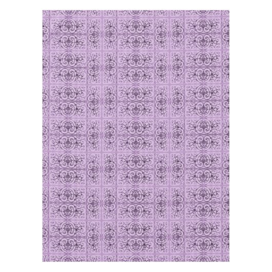 Lilac-Blättermuster Tischdecke (Vorderseite)