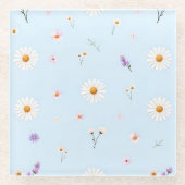 Lilac Bloomlets  Glasuntersetzer (Vorderseite)