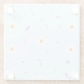 Lilac Bloomlets  Glasuntersetzer (Rückseite)