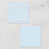 Lilac Bloomlets  Quadratische Visitenkarte (Vorne/Hinten)