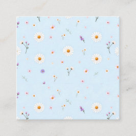 Lilac Bloomlets  Quadratische Visitenkarte