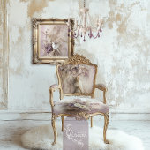 Lilac Blooms Elegantes Portrait Rustikale Romantik Seidenpapier
