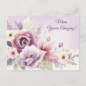 Lilac Blooms Muttertagskarte Postkarte (Vorderseite)