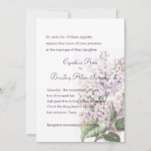 Lilac Blooms Wedding