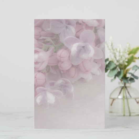 Lilac Blossom Briefpapier (Stehend Vorderseite)