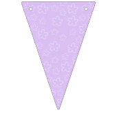 Lilac Blossom Happy Birthday Bunting Flags Wimpelkette (Erste Fahne)