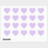 Lilac Blossom Heart Sticker (Blatt)