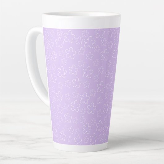 Lilac Blossom Latte Tasse (Linke Ecke)