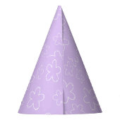 Lilac Blossom Party hat Partyhütchen (Rückseite)