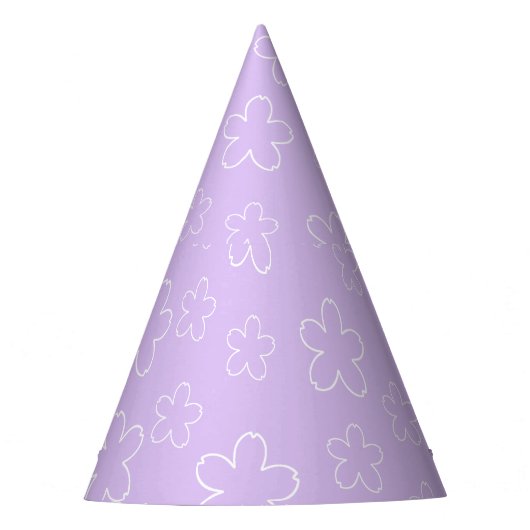 Lilac Blossom Party hat Partyhütchen (Vorderseite)