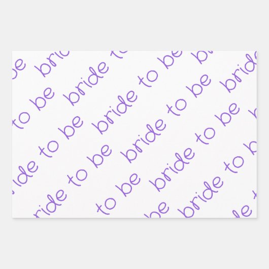 Lilac Blossoms Spring Brautparty Geschenkpapier Set (Vorderseite 3)