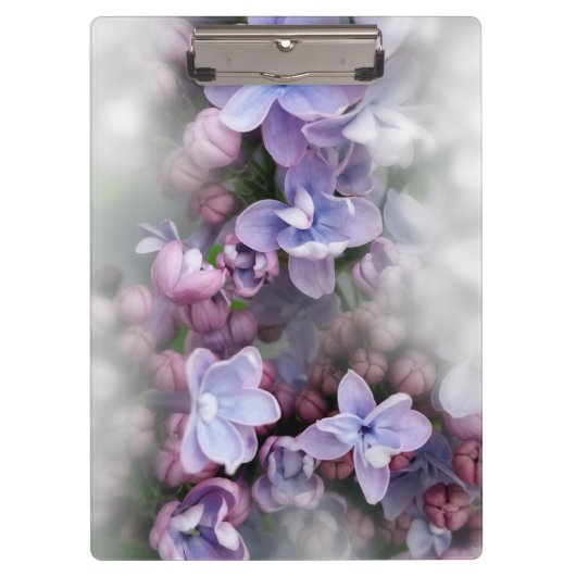 Lilac blüht klemmbrett (Vorderseite)