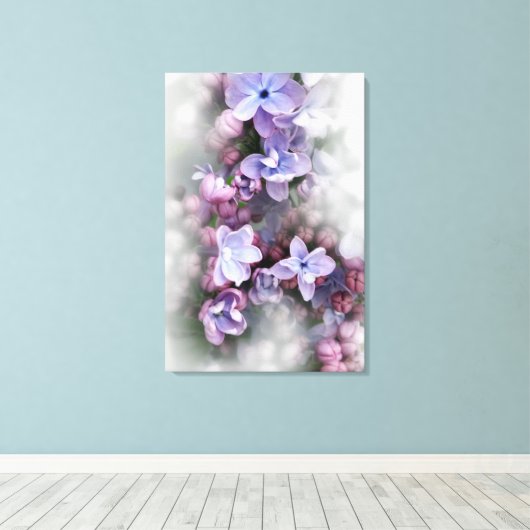 Lilac blüht leinwanddruck (Insitu (Holzboden))
