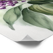Lilac Blume Art Print Poster (Ecke)