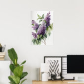 Lilac Blume Art Print Poster (Heimbüro)