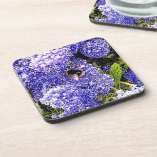 Lilac Blume Blossom Bee Untersetzer