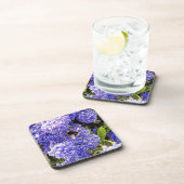 Lilac Blume Blossom Bee Untersetzer (Rechte Seite)