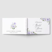 Lilac-Blume, Boho, Brautparty Gästebuch (Voll)