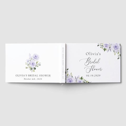 Lilac-Blume, Boho, Brautparty Gästebuch (Voll)